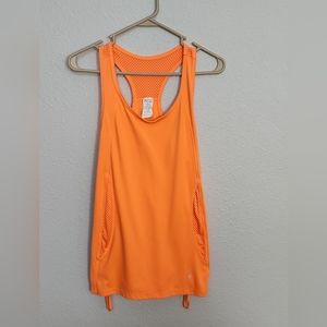Neon orange tank top